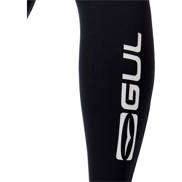 Fato De Mergulho Feminino Gul Yulex Flexor 5/4mm Com Zíper Chest Zip FX1227-BKTB 2026 - Black / Tiebird